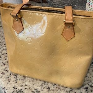 Vintage Yellow Louis Vuitton Handbag